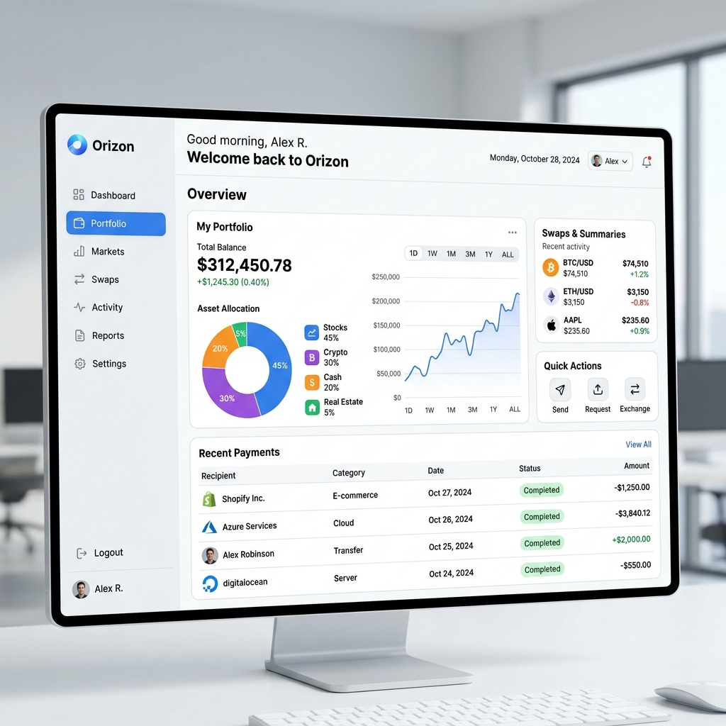 orizon dashboard